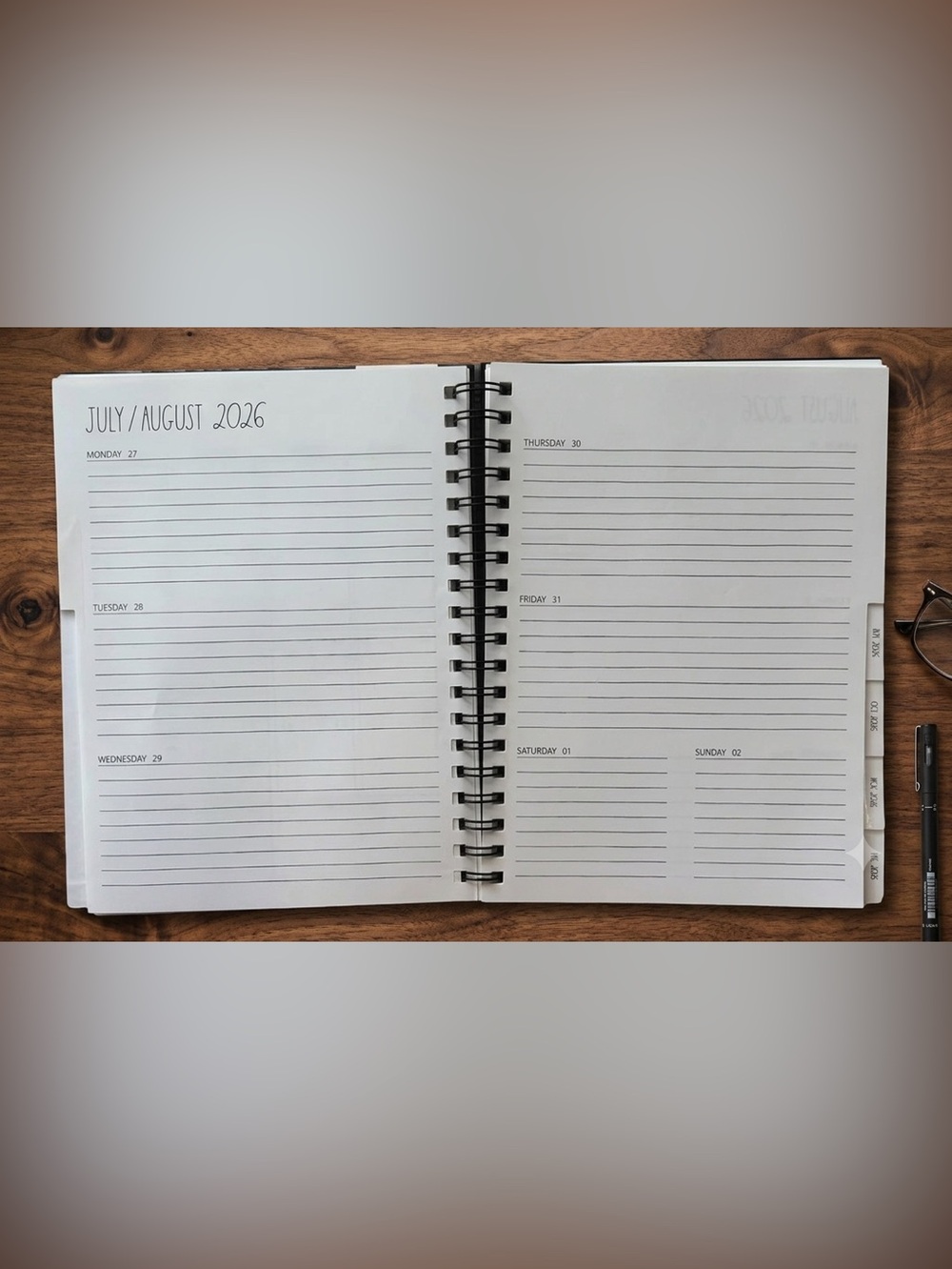 Rae Dunn TWENTY TWENTY-SEVEN 17 month Spiral Planner - Picture 4 of 6